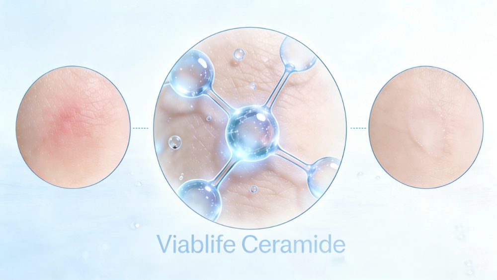 Viablife Ceramide Alleviates Skin Redness