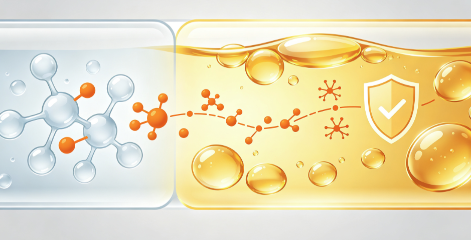 يُعدّ بالميتات الأسكوربيل فعالاً في الأطعمة التي تحتوي على الدهون. Ascorbyl Palmitate Is Effective in Lipid-Based Foods