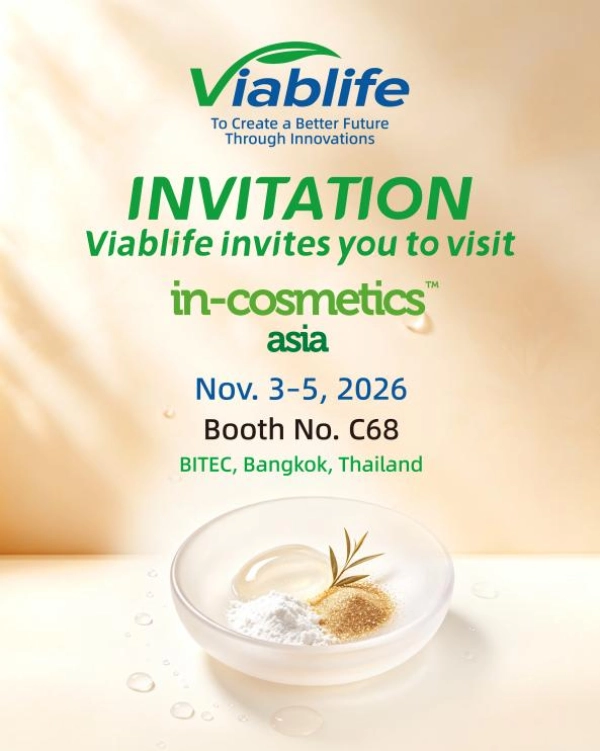 Viablife at in-cosmetics Asia 2026